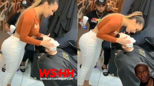 What Facial Service He Order? Shawty Out Here Doing The Most In The Salon!