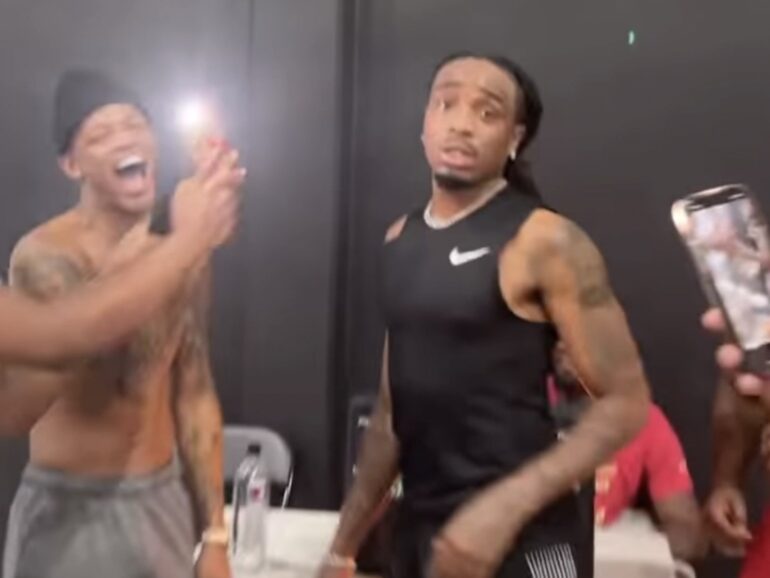 Mustard Pulls Up On Quavo During Hilarious B-Ball Game – SOHH.com