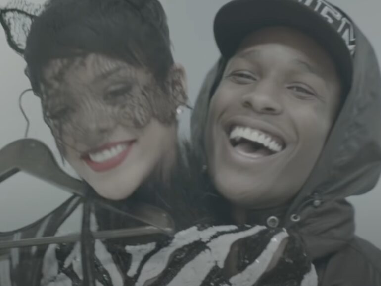 A$AP Rocky + Rihanna Hit The Fire Escape In New Set Pics – SOHH.com