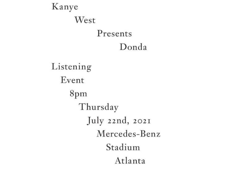 Kanye West’s ‘Donda’ Album Listening Party Tickets Go On Sale…NOW – SOHH.com