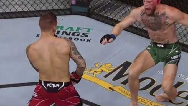 Oh Nah: Conor McGregor Breaks HIs Ankle In The First Round Against Dustin Poirier At UFC 264!