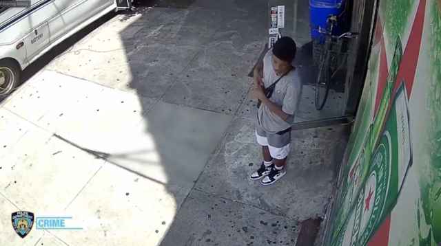 Disturbing Video Shows Gunman Shooting Young Cyclist Point Blank Outside Of Brooklyn Deli