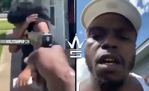Damn Mayne: Dude Points A Gun At His Pregnant Girlfriend After Finding Out She Was Cheating!