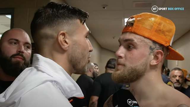 Tommy Fury Confronts Jake Paul Backstage After His Fight! “You Need To Stop Running My Friend!”