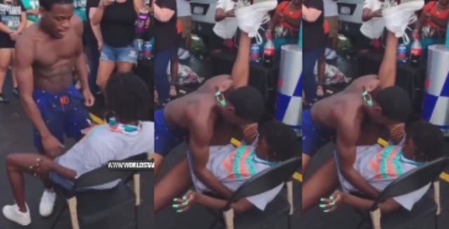 Somebody’s Momma Was Wildin’ Out At The Dolphins Game!