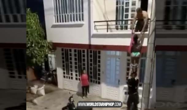 He Was Out: Dude Almost Gets Away Cheating With A Midget!