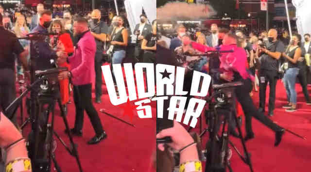 Leg Almost Gave Out Again.. Conor McGregor Allegedly Got Into With Machine Gun Kelly At The VMA's!