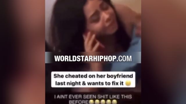 She Belongs To The Streets: Chick Cheated On Her Boyfriend &amp; Called Him Fake Crying Trying To Fix Things!