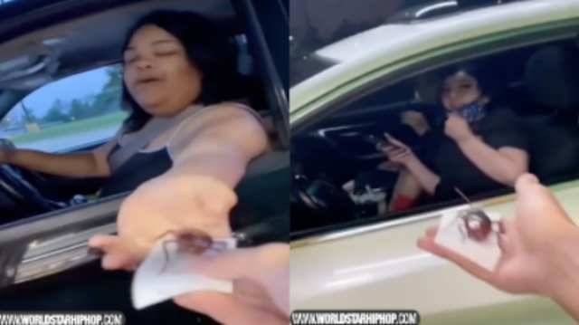 Lol: Fast Food Drive-Thru Worker Pulls A Fake Roach Prank On Unsuspecting Customers!