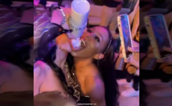 Sheesh: Safaree's Baby Momma Got A Lil Too Tipsy &amp; Started Getting Frisky With Another Woman!