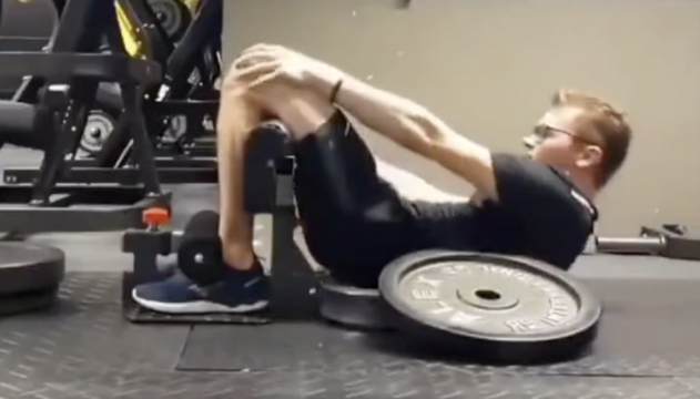 That Snap: Dude Broke His Knees Working Out Too Hard!