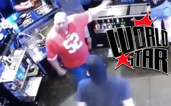 Sheesh: Angry Bartender Knocks Man Out Cold After Being Confronted!