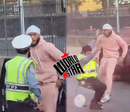 Tried The Wrong One: Driver Beats Up 3 NYC Traffic Cops After One Of Them Spit In His Car!