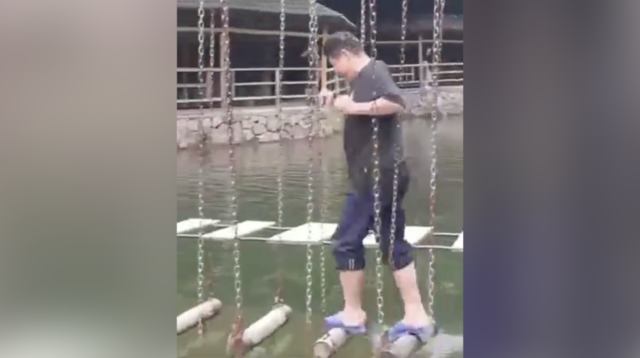 Dude Went Through This Obstacle With Ease!