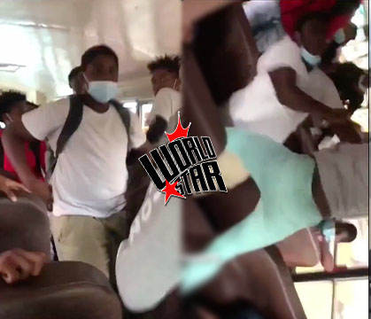 He Can’t Go Back To School After This: Buddy Catches A Beatdown After Picking A Fight With A Girl On The School Bus!