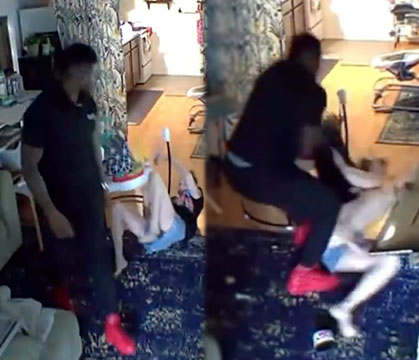 Horrible: Ex-NFL Player ‘Zac Stacy’ Brutally Attacks His Baby Mother… Punches Her In The Head, Slams Her Into A TV All In Front Of Their Daughter!