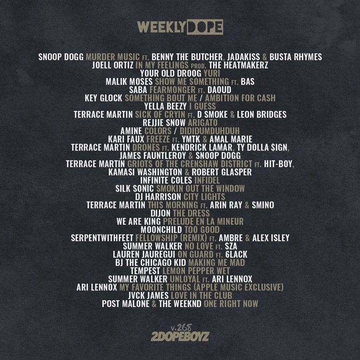 Weekly Dope: Terrace Martin, Summer Walker, Key Glock, Aminé & More