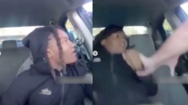All Bad: Woman Takes Off During Traffic Stop Injuring A Cop While Her Son Records For FB Live!