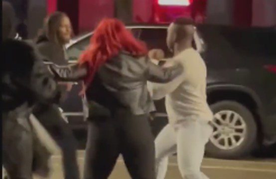 Embarrassing: Buddy Got Knocked Out In Front His Girl!