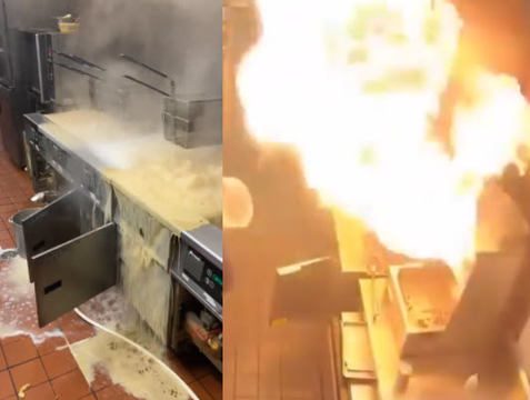 He Quit On His 1st Day On The Job.. Pizza Hut Employee Put Ice In The Oil!