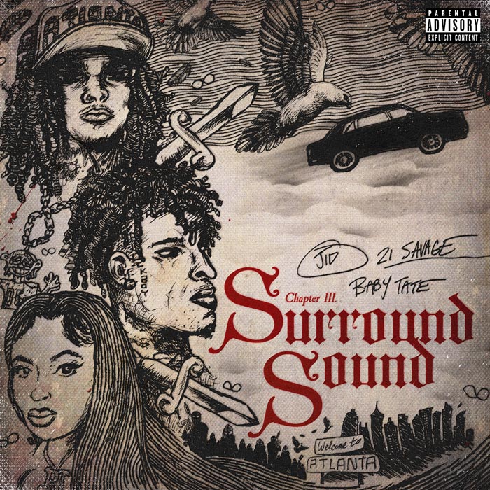 JID Taps 21 Savage, Baby Tate for “Surround Sound” Single