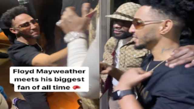 Made His Day: Floyd Mayweather Meets His Biggest Fan!
