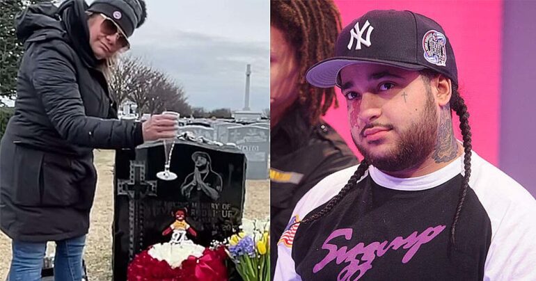 ASAP Yams’ Mom Visits His Gravesite on Anniversary of Death