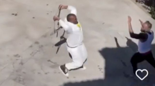 Johnathan Wright Chases And Repeatedly Hits Christina Milian&rsquo;s Brother With A Metal Chair!