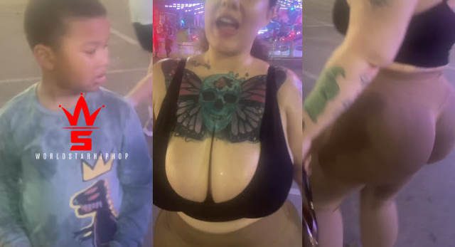 Little Man Didn’t Know If He Was Disgusted Or Pleased When This Random Woman Walked Up To Him!