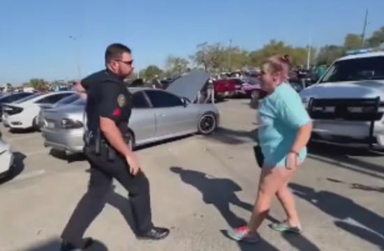 Super Saiyan Karen Ate This Cops Taser Like It Was Nothing!