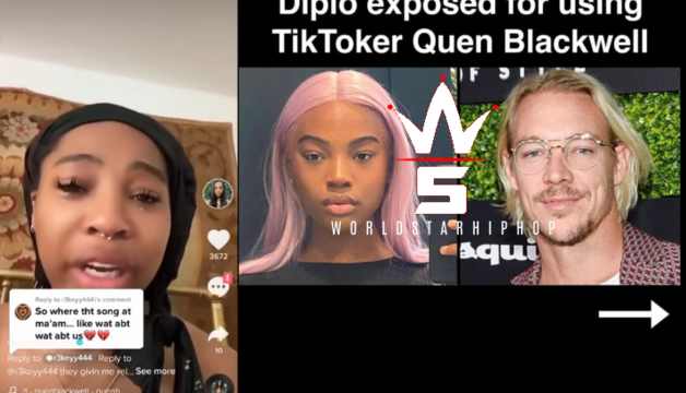 TikTok Star, Quentin Blackwell, Who Got Flewed Out By 40yr Old Diplo At The Age Of 17… Breaks Down In Tears & Exposes The Relationship!