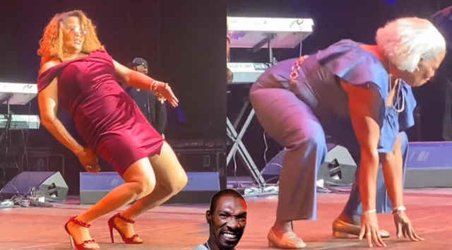 Red Dress Went Matrix On Em.. They Really Had A 60+ Twerk Contest During A Blues Concert!