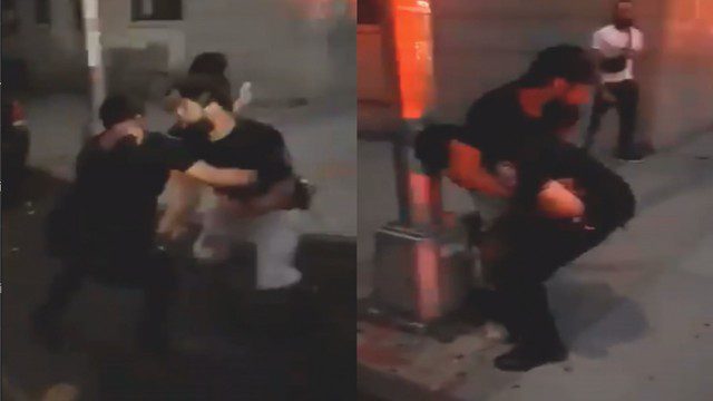He Wasn&rsquo;t Expecting That: NYPD Officer Gets Put In A Headlock After Shoving A Bystander During An Arrest!