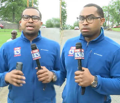Life Flashed Before His Eyes: Memphis News Reporter Thought Someone Came For His Soul During A Live Coverage… Had Him Shook!