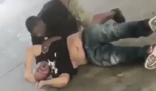 Damn: Dude Gets Slammed On The Ground So Hard You Can Hear His Back Crack! (Rewind)