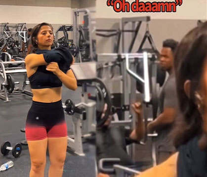 Was She Wrong For That? Chick Catches Men Staring At Her In The Gym & Things Went Left Quickly! “Do You Need Something?”
