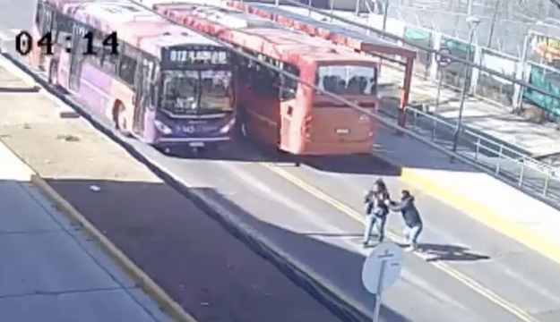 Whoa: Couple Crossing The Street &amp; Not Paying Attention Get Hit!
