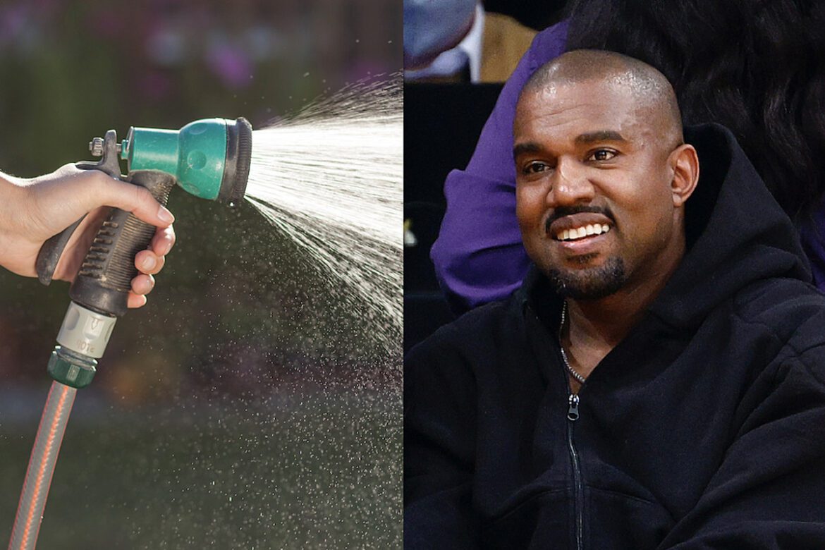 Kanye West Randomly Reveals His Favorite Garden Hose Setting