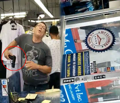 Them Yelp Reviews No Joke: Dry Cleaner Owner Pulls Gun On Customer After He Allegedly Told Him He Was Going To Give Him A Bad Review On Yelp!