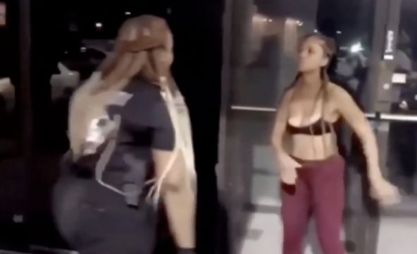 Damn: Security Mushes Girl In The Face Then Beat Her Up!