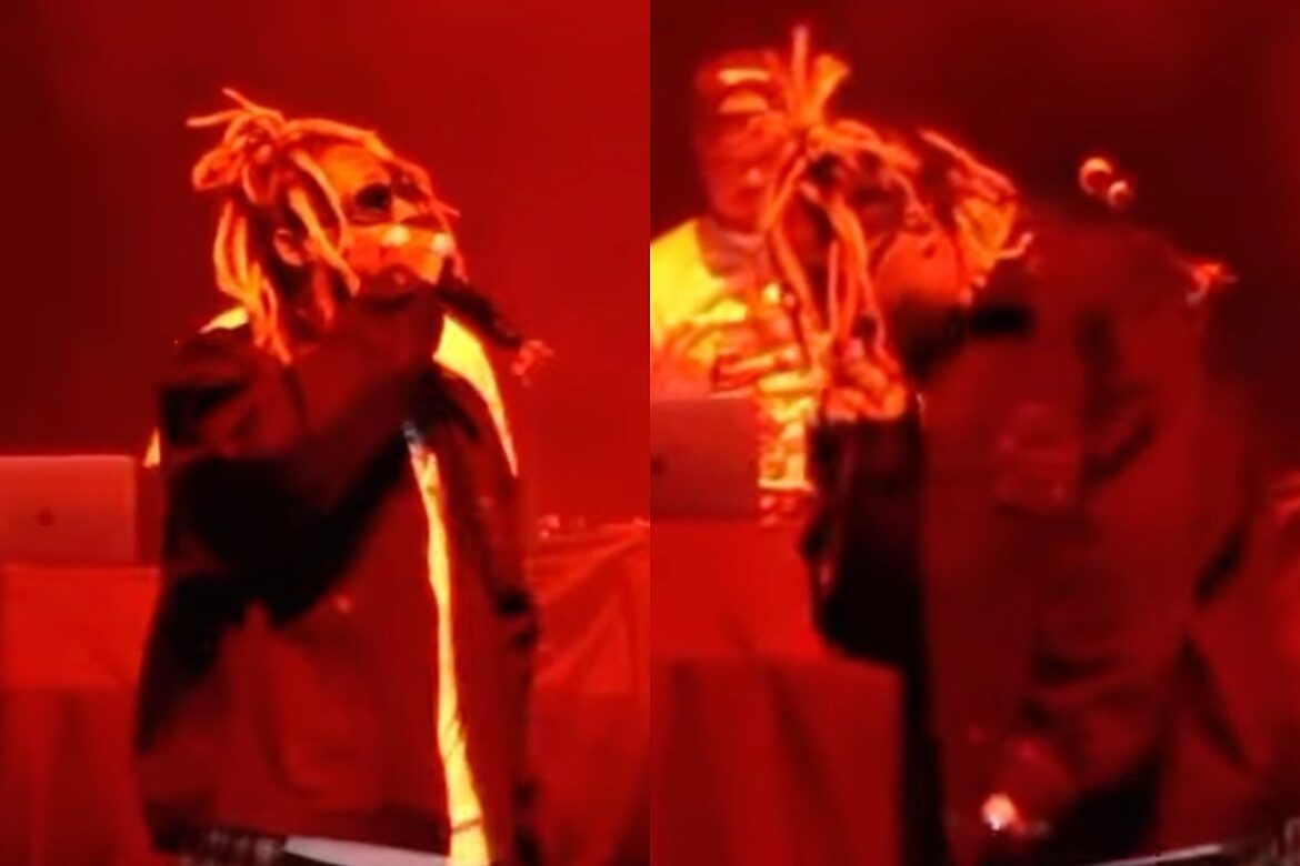 Lil Wayne Goes Off on Fan for Throwing Something on Stage