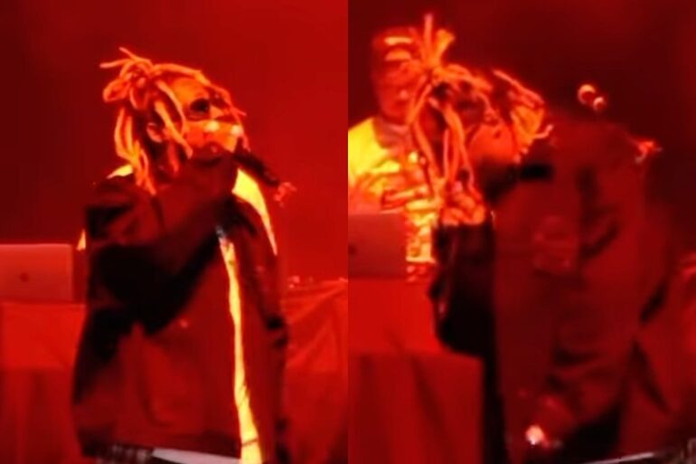 Lil Wayne Goes Off on Fan for Throwing Something on Stage