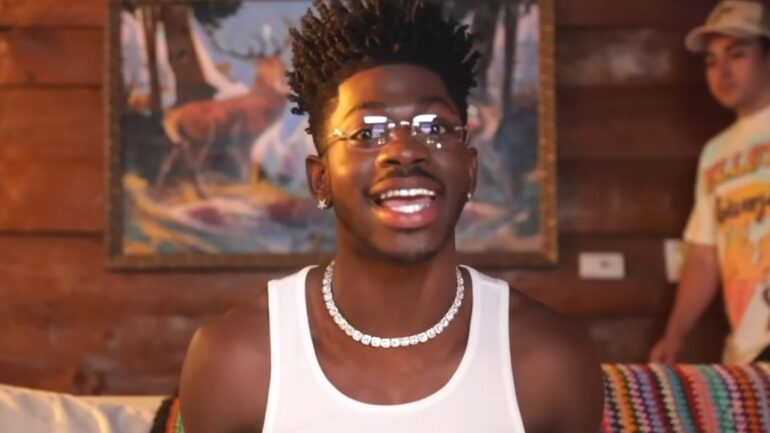 Lil Nas X Is Feeling Sexy And Unbothered As He Admires Himself + Orders Pizza For Haters