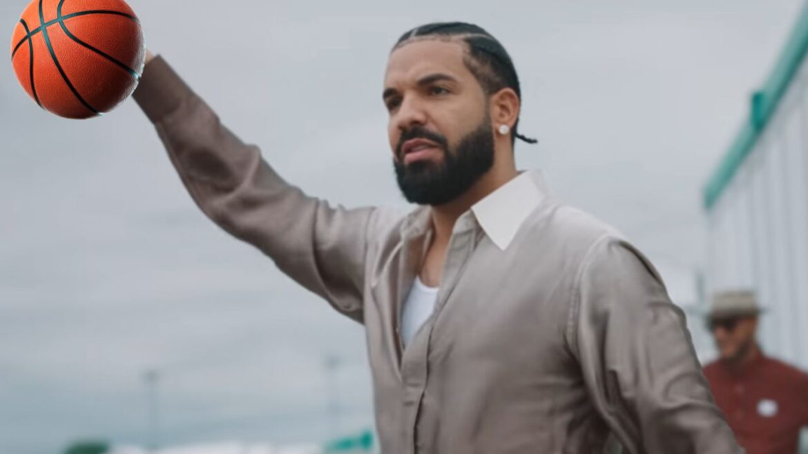 Drake Shoots Hoops At The Nike Headquarters