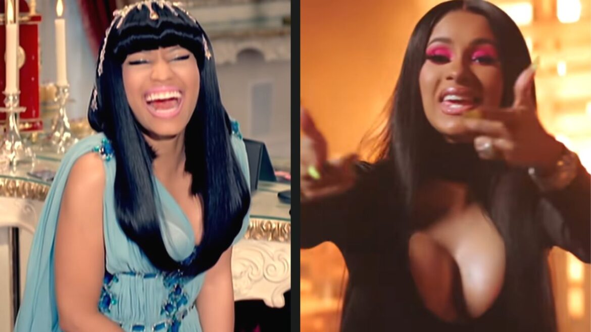 Nicki Minaj + Cardi B Continue Ongoing Beef With Profile Photo War