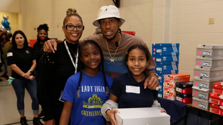 Ludacris & Mercedes Benz Donate New Shoes To Atlanta Elementary Students For Holiday Drive