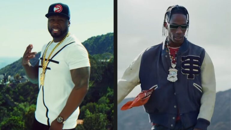 50 Cent & Travis Scott Link Up With Terrell Owens