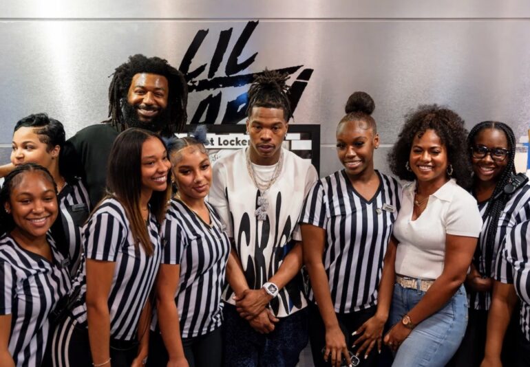 Lil Baby Hosts Back-To-School Drive In Atlanta