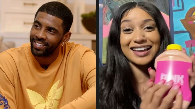 Kyrie Irving Donates K To Viral Pink Sauce Lady