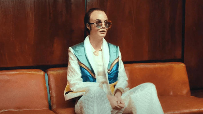 Elton John’s ‘Step Into Christmas’ Video: Cara Delevingne
